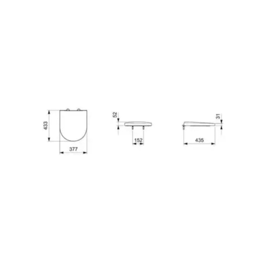 Assento Original Termofixo Soft Close Smart Branco Celite - Imagem principal - eb4115cf-f69e-4064-a5fb-1972337495d2