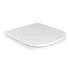 Assento Poliéster Slow Close Monocromático Branco Deca