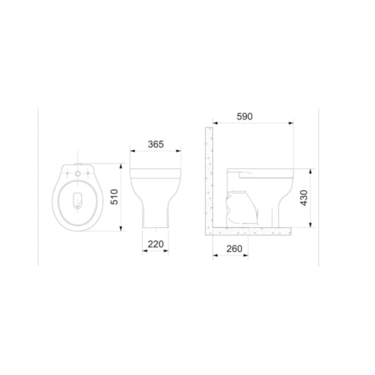 Assento Sanitário Acesso Com Abertura Frontal Branco Celite - Imagem principal - 4f3f24d4-e847-4952-89e0-053cc4cd820d