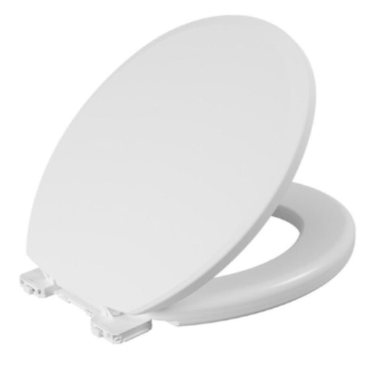 Assento Sanitário Almofadado Click Softclose Branco Astra - Imagem principal - 45667e1d-1b97-4aa5-b9b9-a6b06b86b2c2