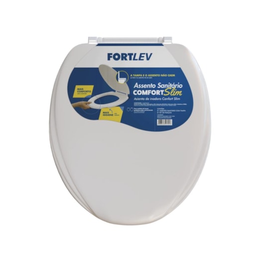 Assento Sanitário Almofadado Comfort Slim - Imagem principal - f158e7e5-60f4-4368-b955-0306122bfa79