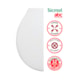 Assento Sanitário Almofadado Convencional Delicat Branco Sicmol - 19f29323-f265-4839-91b8-474b75ef0672