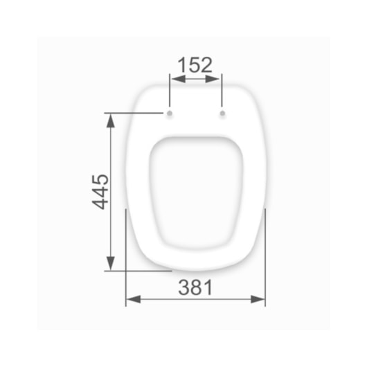 Assento Sanitário Almofadado Monte Carlo Tmt/k Branco Gelo Astra - Imagem principal - 650a8534-f2a2-418f-bb23-c29dd0033a57