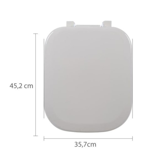 Assento Sanitário Almofadado Quadra Creme Astra  - Imagem principal - d55b2f0b-3ddb-410c-80c4-4b27f5956bf1