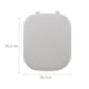 Assento Sanitário Almofadado Quadra Creme Astra  - 16c4a3dd-8a84-44ac-8d24-a1f9507514d7