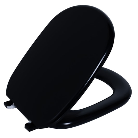 Assento Sanitário Almofadado Quadra Ebony Astra  - Imagem principal - 5fc2c43f-cb64-4e45-8abf-d49ac7891a79