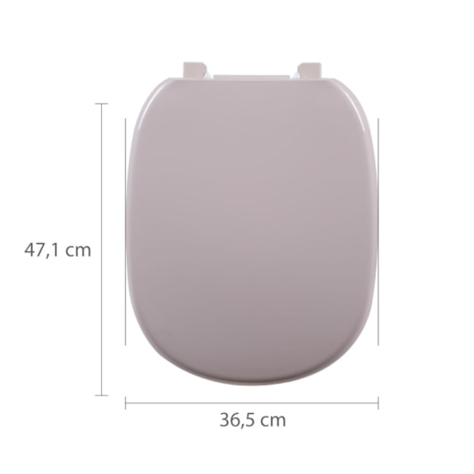 Assento Sanitário Almofadado Quadra Salmon Astra  - Imagem principal - a03900f9-9ce2-4ac0-a4f6-c0977f42cdc3