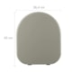 Assento Sanitário Almofadado Riviera Cinza Astra - 191909ce-038c-4087-b79c-e77d16699f95