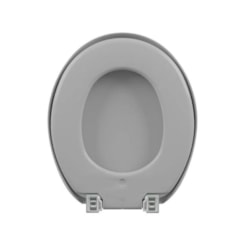 Assento Sanitário Almofadado Tpk/as Cz2 Cinza Claro Astra
