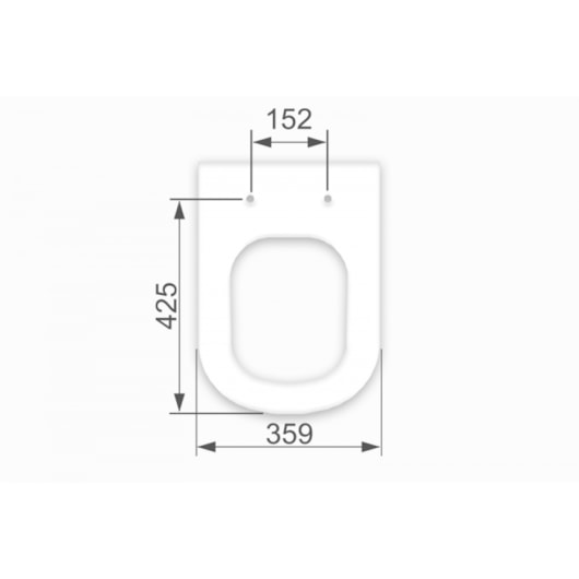 Assento Sanitário Almofadado Vogue Plus Cinza Astra - Imagem principal - 44276cc1-f02e-4233-8fa4-d39521d864a9