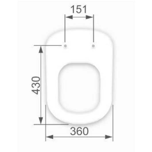 Assento Sanitário Almofadado Vogue Plus Tvg/K Creme Astra - Imagem principal - 2734efa8-5a56-4b32-8a36-0d7ce0fcae7e