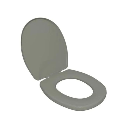 Assento Sanitário Almofixo Aspen Cinza Real Astra - Imagem principal - ad6af006-5db9-4448-8ccc-7433b596d2f4