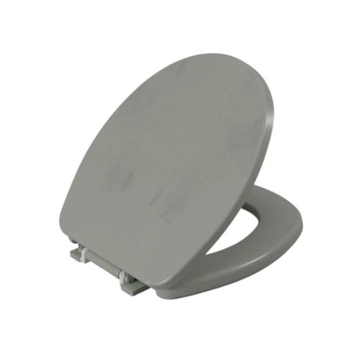 Assento Sanitário Almofixo Aspen Cinza Real Astra - Imagem principal - 016e1a00-af37-47c1-b71b-87d66c1c4b24