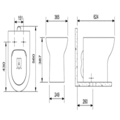 Assento Sanitário Almofixo Aspen Gelo Astra