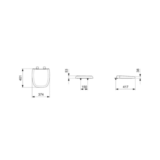 Assento Sanitário Amortecido Fit Branco Celite - Imagem principal - d65ccb2a-61e0-46ca-ad12-e92b62e37ab0