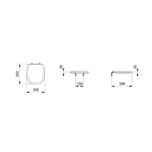 Assento Sanitário Amortecido Para City/Vip/Like Branco Celite - Imagem principal - dd5633d2-34e6-4b80-9471-cc95ad8a39d1