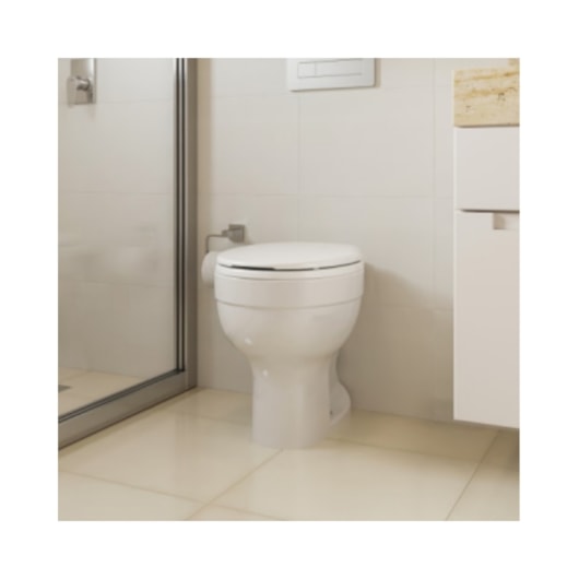 Assento Sanitário De Acessibilidade Com Abertura Frontal Acesso Branco Celite - Imagem principal - 323b724f-3256-40bd-a586-f4ede4f67901