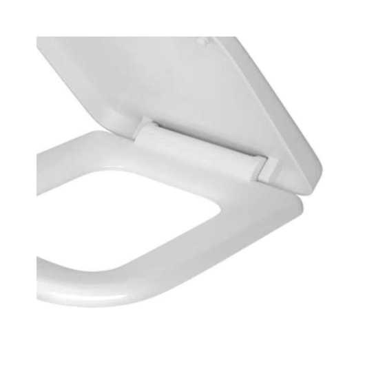 Assento Sanitário De Plástico Amortecido Quadra/Polo/Unic Branco Deca - Imagem principal - e790f4bf-87f4-46ca-8dae-b4b7a14c1d76