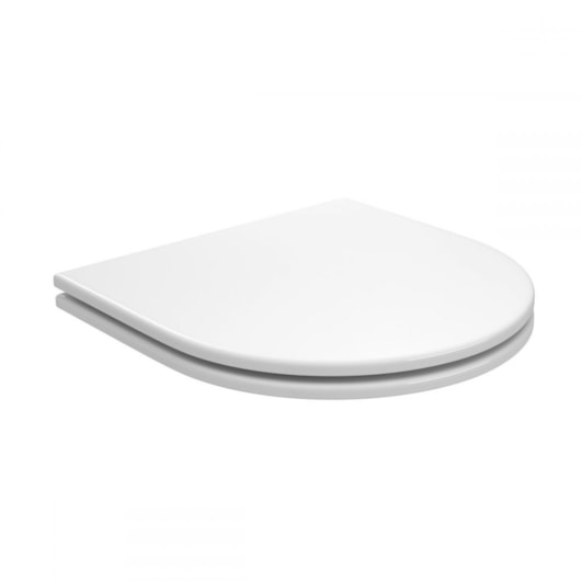 Assento Sanitário De Poliester Com Fixação Cromada Wish Branco Deca - Imagem principal - bbbd6e93-5f40-40b1-ae95-92811f5ee396