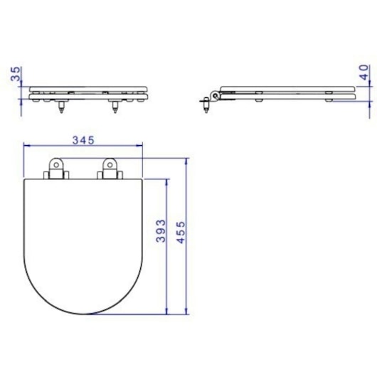 Assento Sanitário De Poliester Slow Close Com Microban Carrara/Duna/Lk/Nuova/Level  Branco Deca - Imagem principal - ed27dad8-ad16-4148-8a07-1f53e09fdc5f