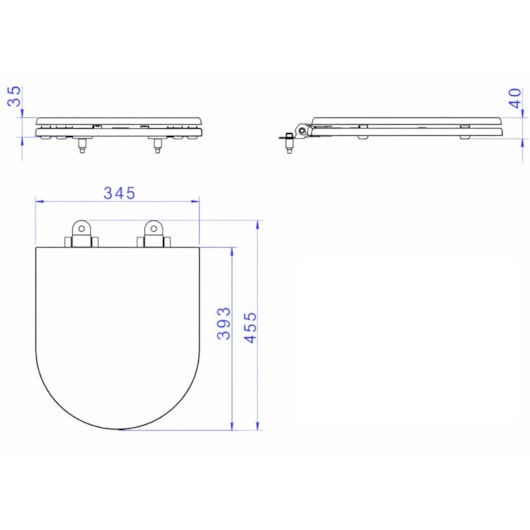 Assento Sanitário de Poliéster Slow Close Microban Carrara/Duna/Lk/Nuova/Level Branco Deca - Imagem principal - 088a8b64-5c81-4196-96db-86e4054d651f