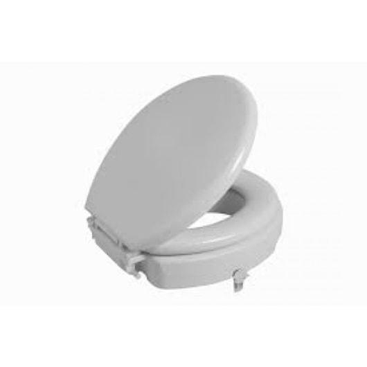 Assento Sanitário Elevado Fechado 7cm Com Trava Branco Astra - Imagem principal - f4255e63-3486-4660-accd-1f4bbec458cc