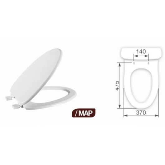 Assento Sanitário Em Mdf Pintado Suíte Branco Astra - Imagem principal - c6dc4cf9-47fe-4f80-8358-5e704bd1cce3