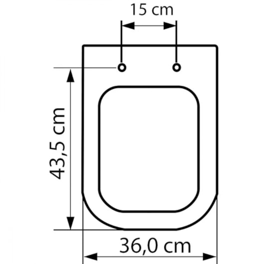 Assento Sanitário Em MDF Quadra/Piano/Polo/Axis/Unic/Gap Branco Sicmol - Imagem principal - a83a21a6-6443-40fa-9de7-27ce1a05dddd