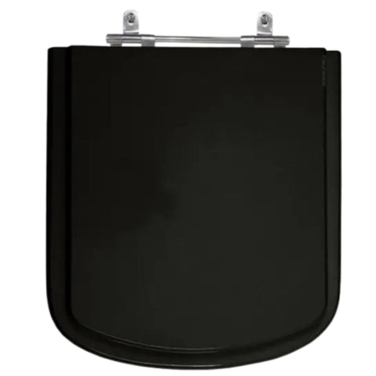 Assento Sanitário Em MDF Quadra/Piano/Polo/Axis/Unic/Gap Preto Sicmol - Imagem principal - 2ac79685-d029-490e-aaa9-edac811b1e03