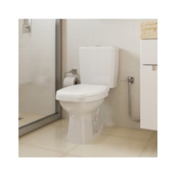 Assento Sanitário Like Branco Celite