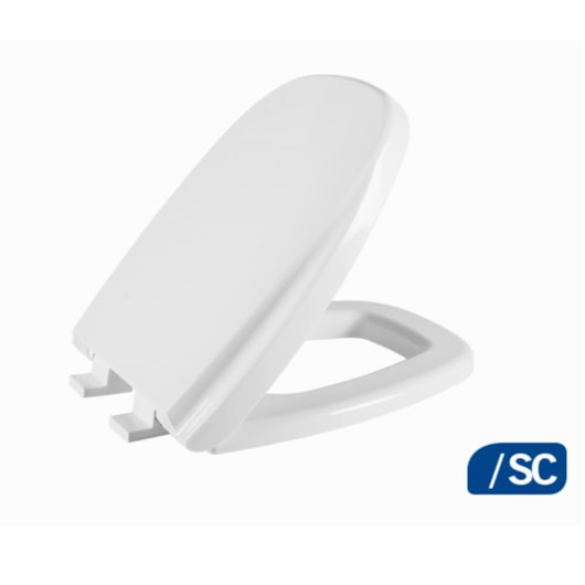 Assento Sanitário Monte Carlo Almofadado Branco Astra - Imagem principal - 91c2797a-5a6b-48f0-b4ff-11dd54d7bc56