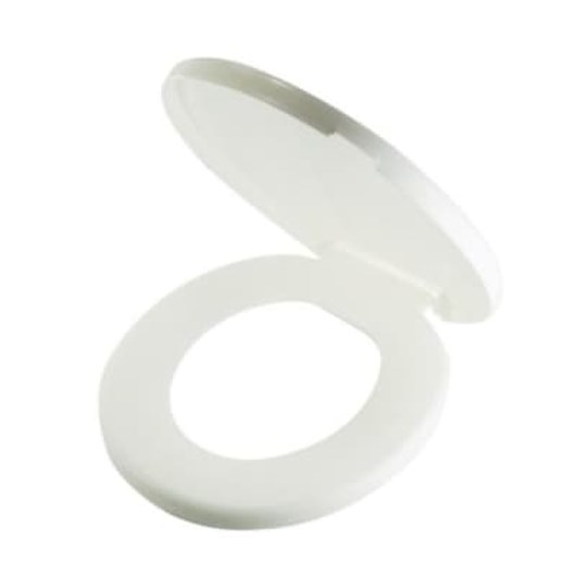 Assento Sanitário Mundial Branco Oval Universal Plástico Amanco - Imagem principal - 97d7db58-9714-4e20-ad16-e92694279a3d