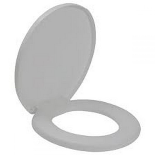Assento Sanitário Mundial Cinza Prata Amanco - Imagem principal - ff9f321b-caa5-4d8e-899e-06bc0ad13e5d