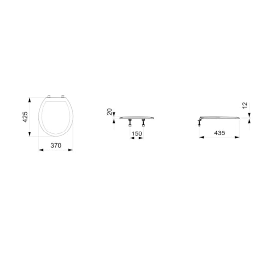 Assento Sanitário Original PP Eco Universal Cinza  Incepa - Imagem principal - a44c19da-c63a-4bd1-b5a3-140e8ca2f596