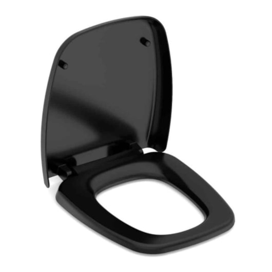 Assento Sanitário Original PP Sc Fit Plus Preto Celite - Imagem principal - 1231612d-c8a2-4316-b213-bb228404465d
