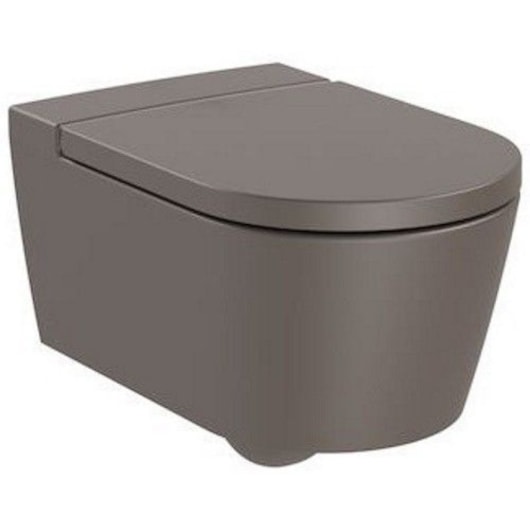 Assento Sanitário Original Termofixo Com Queda Amortecida Inspira Round Café Celite - Imagem principal - 004ebe57-d568-4a0f-b474-9b5355495f0f