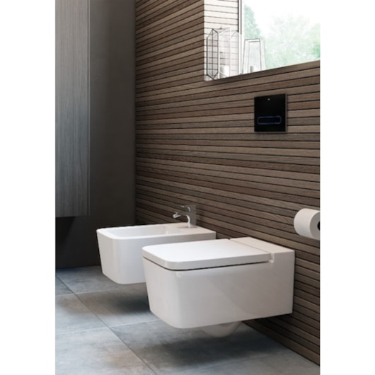 Assento Sanitário Original Termofixo Com Queda Amortecida Inspira Square Bege Celite - Imagem principal - 8bb92c59-be2c-4eda-84ea-b4fa50291aa0