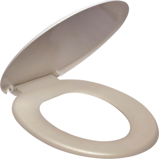 Assento Sanitário Plástico Soprado Básico Bege Atlas - Imagem principal - 724a6320-8c31-45f8-a12e-45715f99c8e0