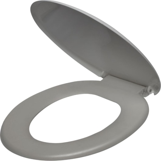 Assento Sanitário Plástico Soprado Básico Cinza Atlas - Imagem principal - c1b6bbfb-74fa-4769-beff-b97aff8c1446