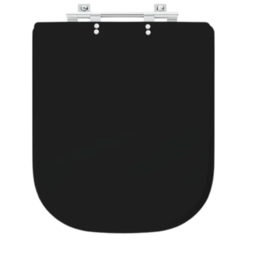 Assento Sanitário Quadrado Quadra/Piano/Polo/Axix/Unic/Gap Preto - Imagem principal - a83bf19e-6fe3-4b65-9586-6f68482c83d1