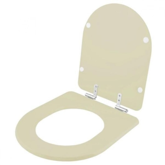 Assento Sanitário Smart Termofixo Soft Close Beige Celite - Imagem principal - d42031b0-ef6f-44c1-9c80-127986fe335d