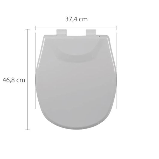 Assento Sanitário Soft Close Aspen Branco Astra - Imagem principal - 7660b13d-1591-4d54-b1f5-a1894179c24b