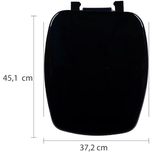 Assento Sanitário Stylus Alm Preto 02 Astra - Imagem principal - 4640eef5-0e8b-4784-b9c3-61c74bdb3053