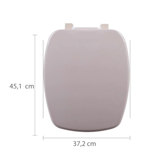 Assento Sanitário Stylus Alm Rosato Astra - Imagem principal - e17a48b8-f679-4602-8103-73159bc47228
