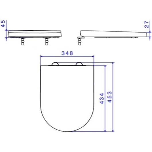 Assento Sanitário Termofixo Amortecido Easyclean Carrara/Duna/Link/Nuova/Level Branco Deca - Imagem principal - 72a989b8-4d21-4fa4-a240-607d48389103