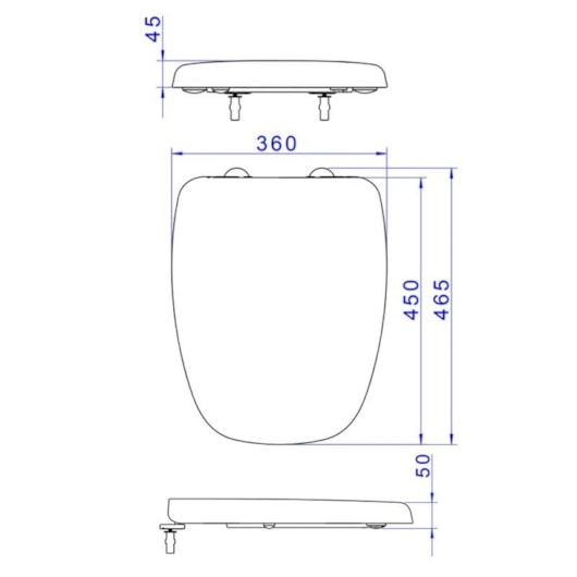 Assento Sanitário Termofixo Amortecido Easyclean Monte Carlo Branco Deca - Imagem principal - 218d65ca-9855-4420-b38c-f312709af410