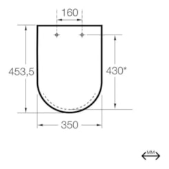 Assento Sanitário Termofixo Amortecido Gap Branco Roca