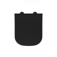 Assento Sanitário Termofixo Com Slow Close Easy Clean Polo Unic Axis Ébano Fosco Deca