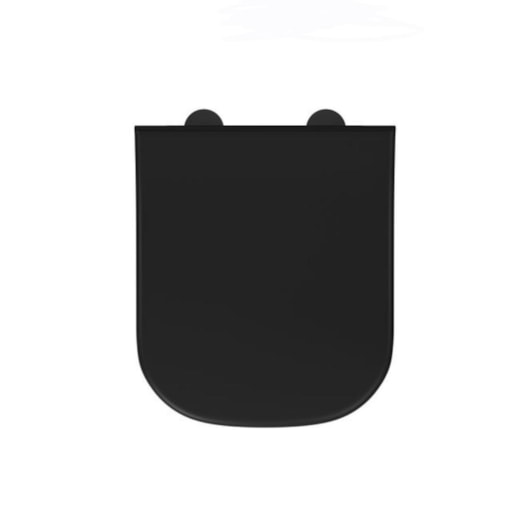 Assento Sanitário Termofixo Com Slow Close Easy Clean Polo Unic Axis Ébano Fosco Deca - Imagem principal - e9054f60-d624-453d-a1e0-ad73a0eb149e