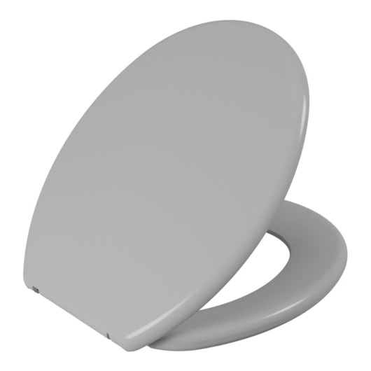 Assento Sanitário Tpj Plastico Cinza Cz2 Astra - Imagem principal - 01f420fb-a65d-4681-b074-0a70c060ed16